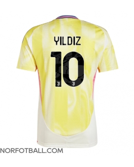 Billige Fotballdrakt Juventus Kenan Yildiz #10 Replika Bortedrakt 2024-25 Kortermet